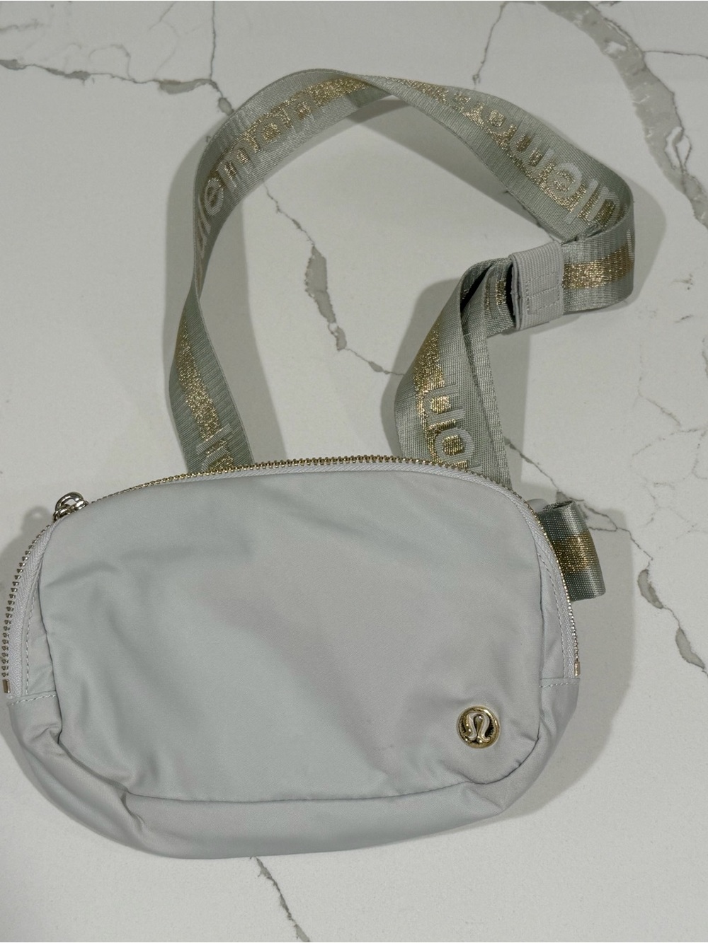 Lululemon Frost Blue Grey Crossbody Bag
